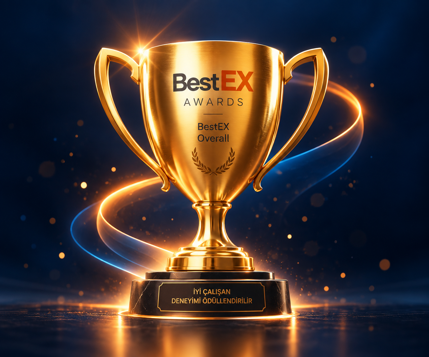 BestEX Overall ödül kupası